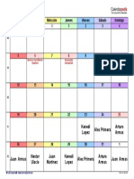 Calendario Diciembre 2022 Espana Horizontal