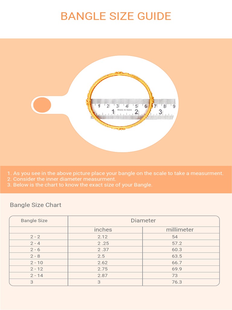Bangle Size Guide | PDF