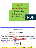 Unit-2 Network Layer - IP Addressing