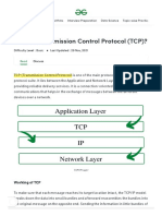 What Is Transmission Control Protocol (TCP) - GeeksforGeeks