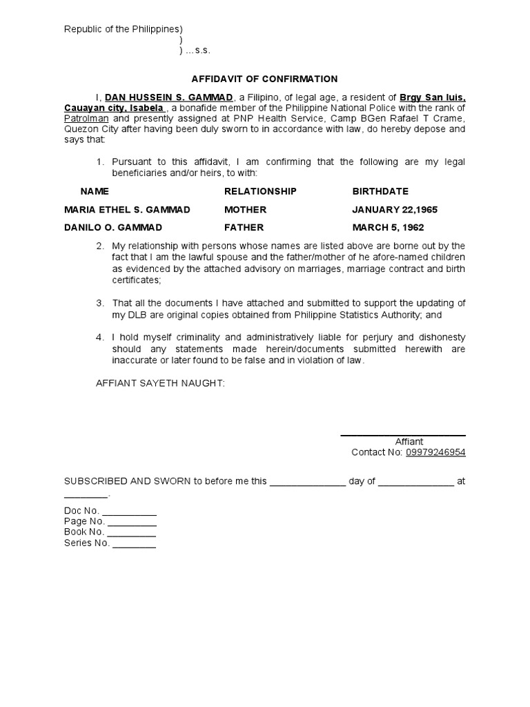 affidavit-of-confirmation-cauayan-city-isabela-a-bonafide-member-of