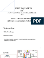 Electrochemistry - Nernst Equation-1