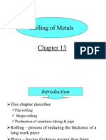 Rolling of Metals