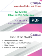 Chapt 7 Ethics and Workplace Safety