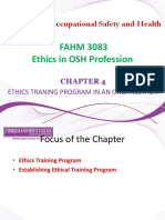 Chapt 4 Ethics Training Program in An Organization