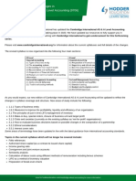 FINAL Syllabus Changes in Cambridge International AS A Level Accounting (9706) Author Letter