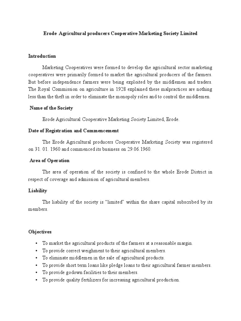 Mangalam Masala Pdf Cooperative Economies