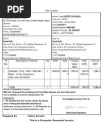 Cca Cra Invoice