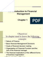 Introduction to Financial Management Chapter 1 Key Concepts