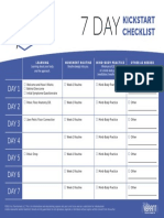 OPP Men 7 Day Kickstart Checklist