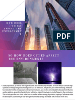 How Does Cities Affect The Environment