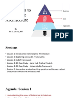 Lesson 1 - Introduction To Enterprise Architecture