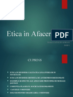 Proiect Etica Si Integritate - Ticea Catalin Adrian