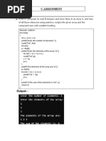 C Assignment
