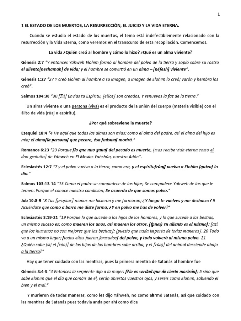 Estado de los Muertos y Resurrección | PDF | Saulo | Resurrección