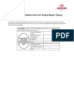 Candidate Identification Form B August 2020