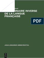 Dictionnaire Inverse de La Langue Française - Standford University (1965)