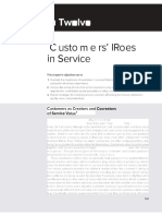 Chapter 12 Customer's Roles in Service