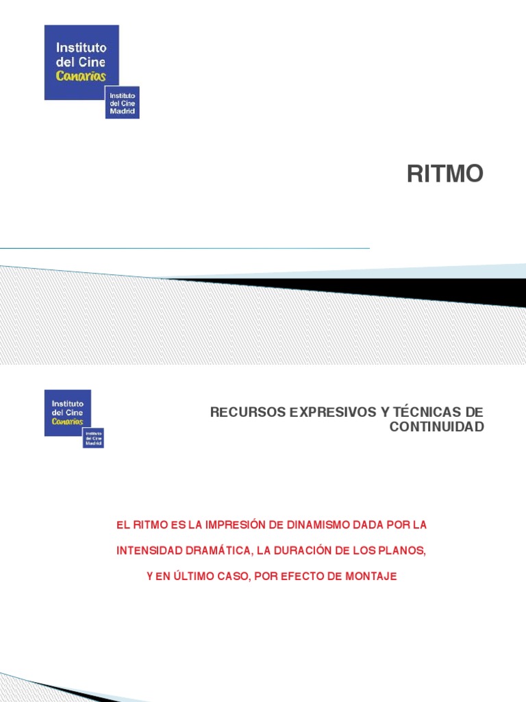 Técnicas de Ritmo en Montaje Cinematográfico | PDF