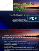 Curs An V Prof. Bogdan Dimitriu - Obturarea Canalelor Radiculare Partea 4