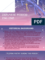 Group 3 - Japanese Period