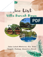Price List Villa Rumah Kayu 2023