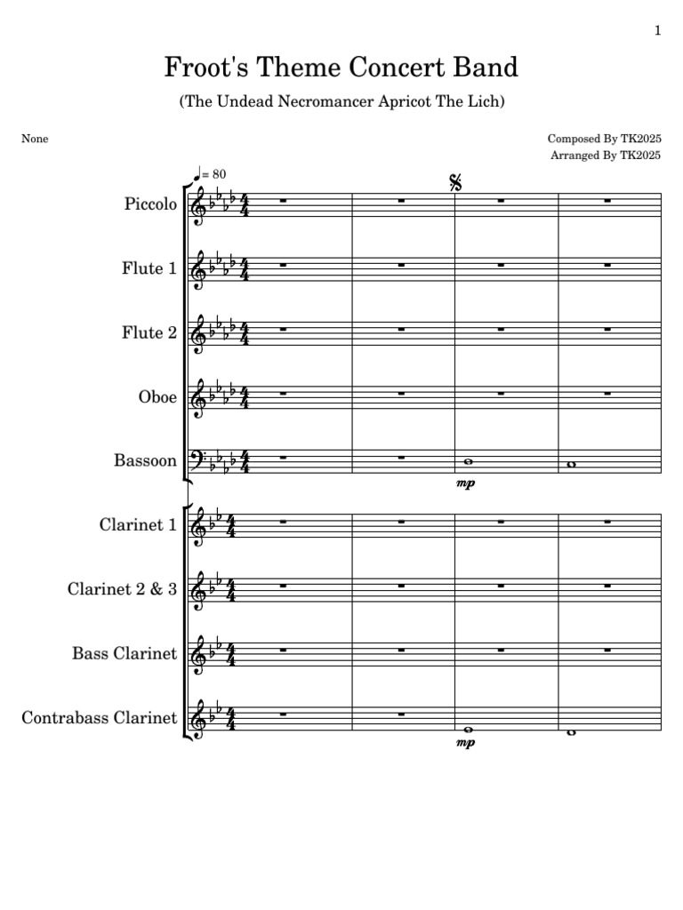 Concert Band Instrumentation | PDF | Elementary Organology | Music ...