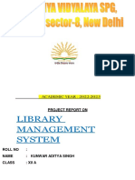 Library Management System project report