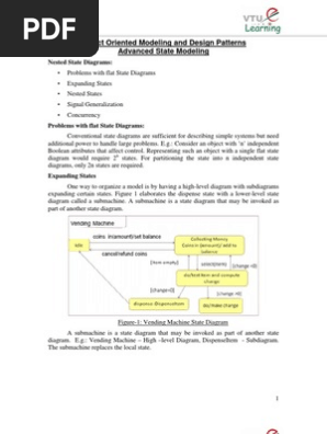 Object Oriented Modeling And Design Patterns Lecture Notes Dr Pdf Use Case Class Computer Programming