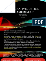 3restorative Justice and Mediation