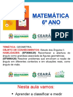 Medição e classificação de ângulos