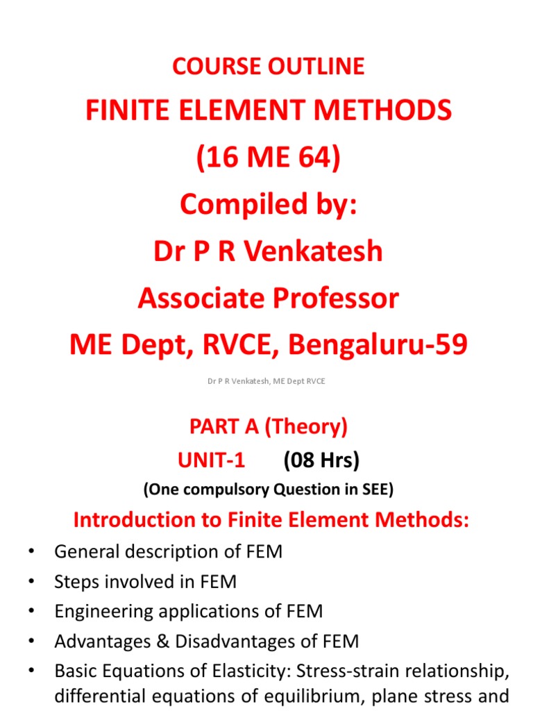 A Comprehensive Guide to Finite Element Methods: An Introduction to ...