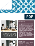 Modern Approaches to Educational Supervision