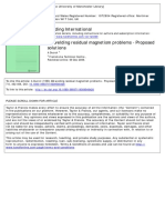 EB Welding Residual Magnetism Problems Proposed Solutions