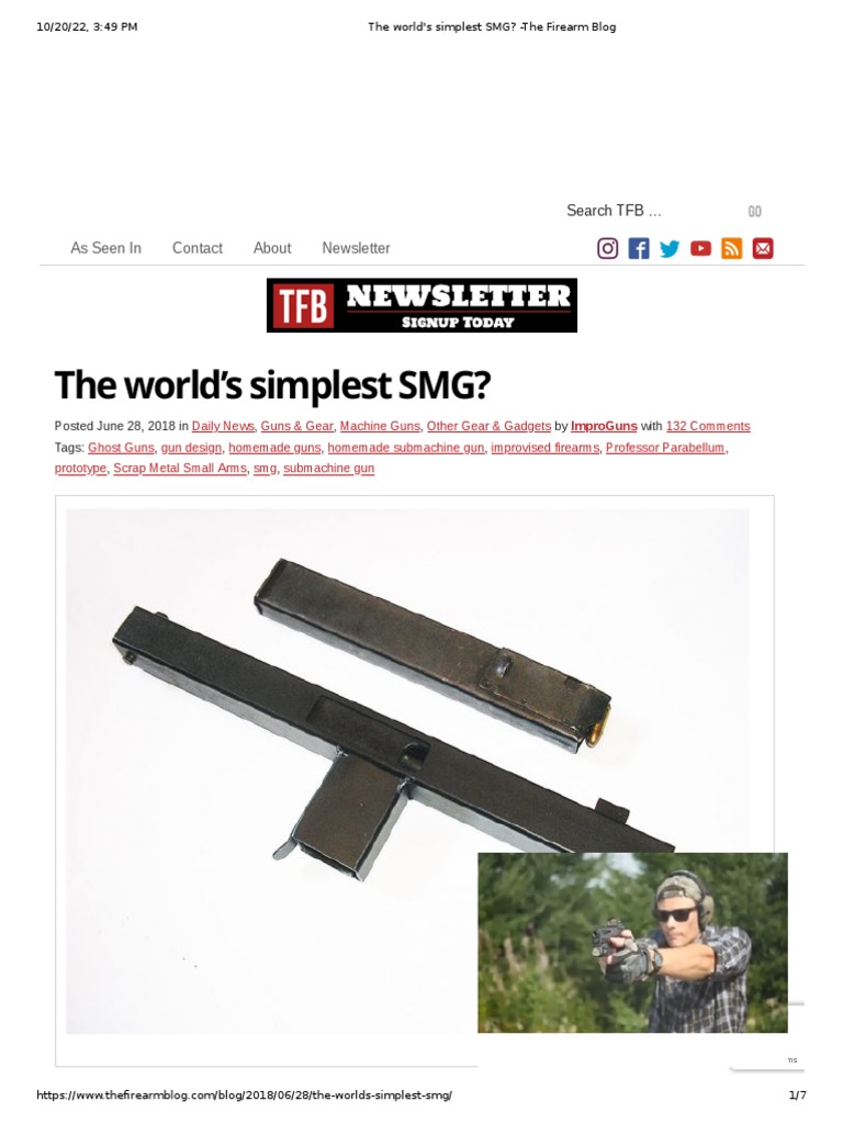 The World's Simplest SMG | PDF | Securities | Military Science