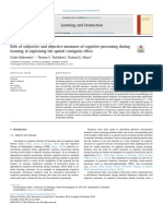 2019_Role of subjective and objective measures of cognitive processing duringlearning in explaining the spatial contiguity effect
