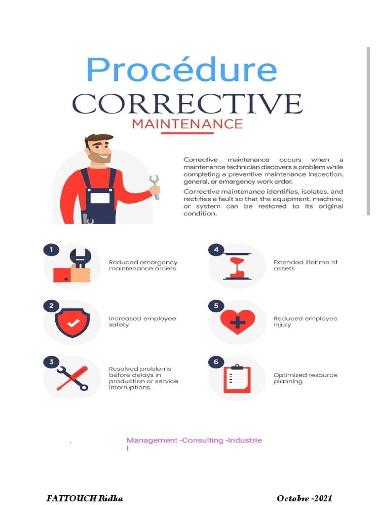 Procédure de Maintenance Corrective | PDF | Workflow | Informatique