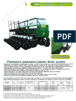 GA 2700 - P GA 2700 - P: Plantadora Adubadora Plantio Direto Arrasto