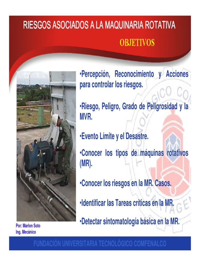 Riesgos en La Industria (Maquinaria Rotativa) | PDF