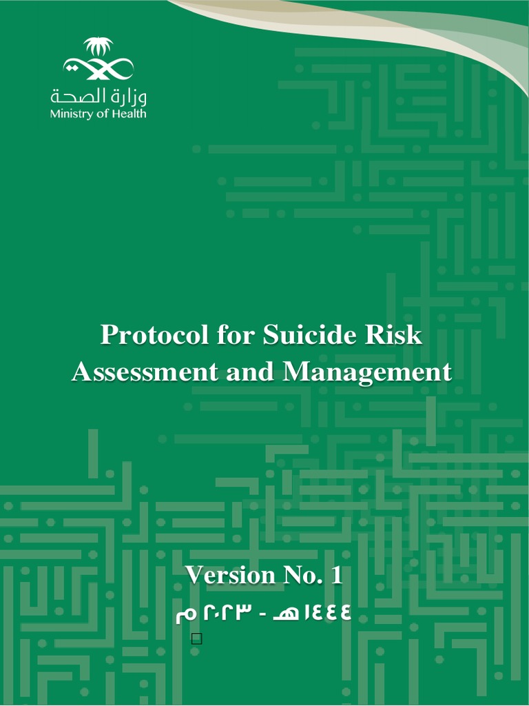 Protocol For Suicide Risk Assessment and Management | PDF | Psychiatry ...