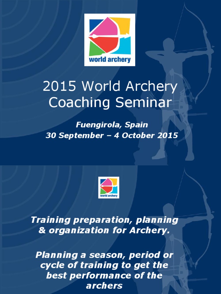 Archery Training Plan and Goals Guide | PDF | Swot Analysis | Archery