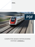 Computer-Based Interlocking System Signal