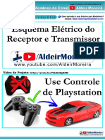 Esquema elétrico receptor controle Arduino