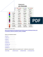 Les Couleurs Et Objets de La Classe