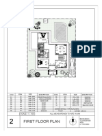 First Floor Plan: SCALE - 1: 100 All Measurements Are in MM