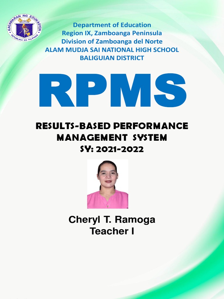 RPMS Results-Based Performance Management | PDF | Teaching Method ...