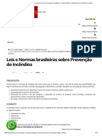 Leis e Normas brasileiras sobre Prevenção de Incêndios - Portal Incêndio - Referência em Incêndios no Brasil -CESPE
