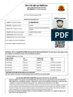 Ignou 2022 - Mscenv Hall Ticket - Admit Card