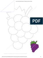 Learn to Draw Sweet Grapes by Tracing Lines _ Super Coloring