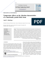 Temperature Effects On The Vibration Characteristics - 2013 - Ain Shams Enginee